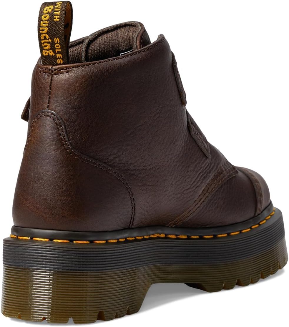 Dr. Martens Women's Devon Flwr Dark Brown