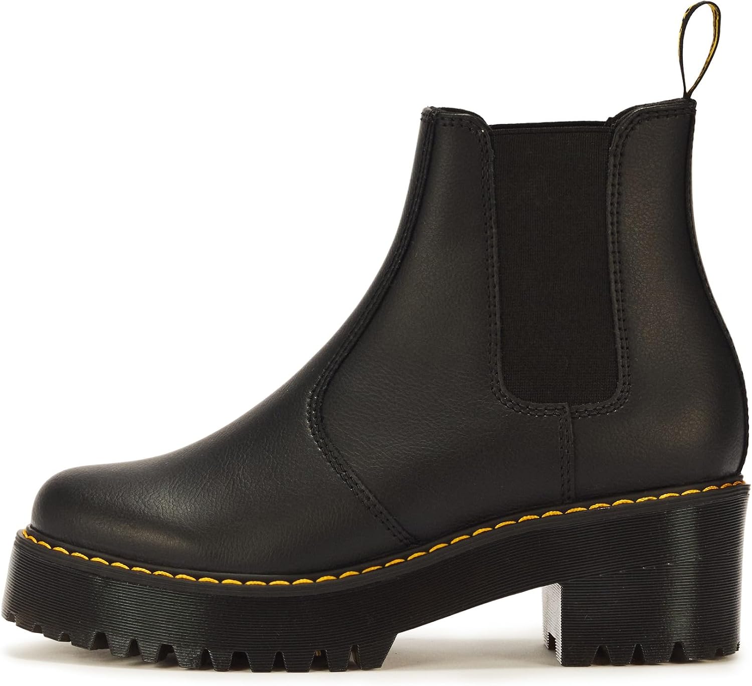 Dr. Martens Women's Sanguine Leather Chelsea Boot Black Athena