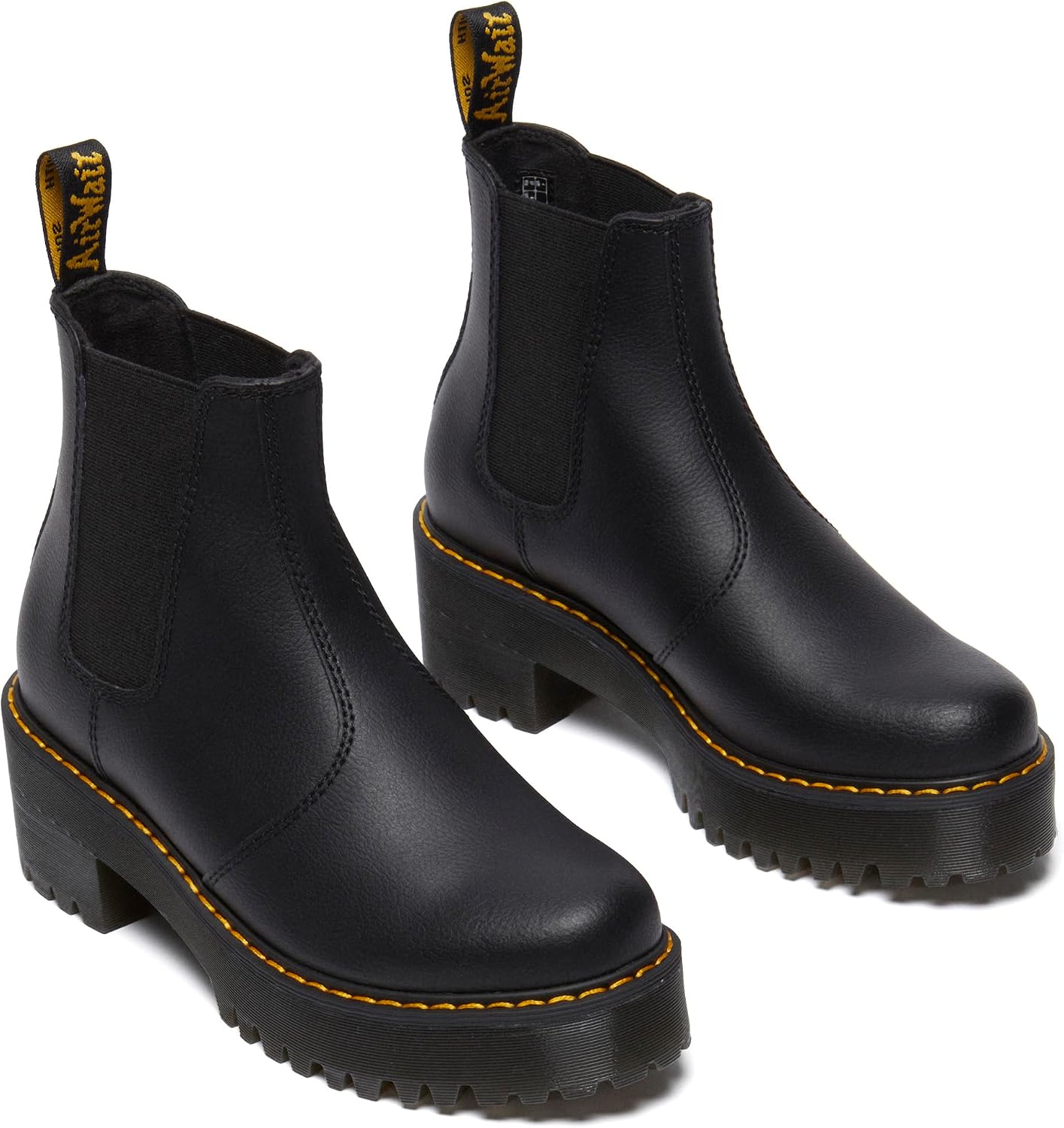 Dr. Martens Women's Sanguine Leather Chelsea Boot Black Athena