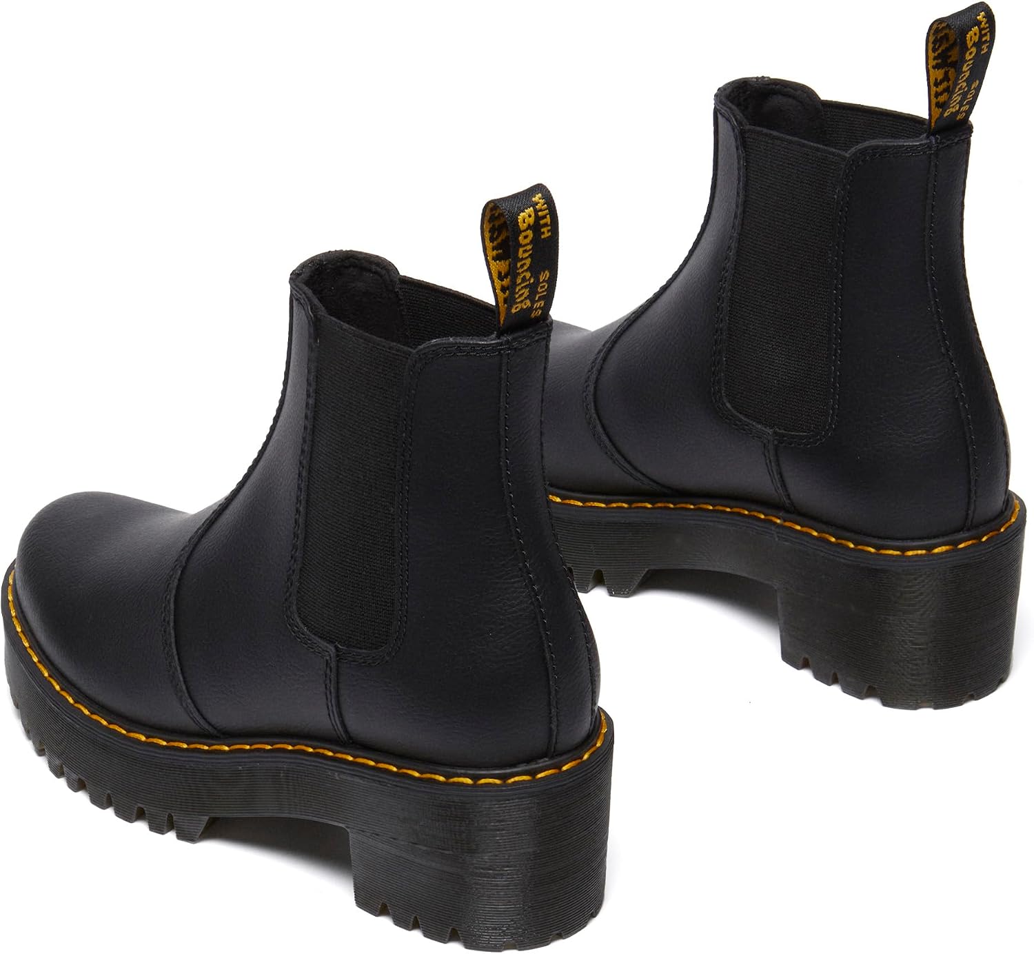 Dr. Martens Women's Sanguine Leather Chelsea Boot Black Athena