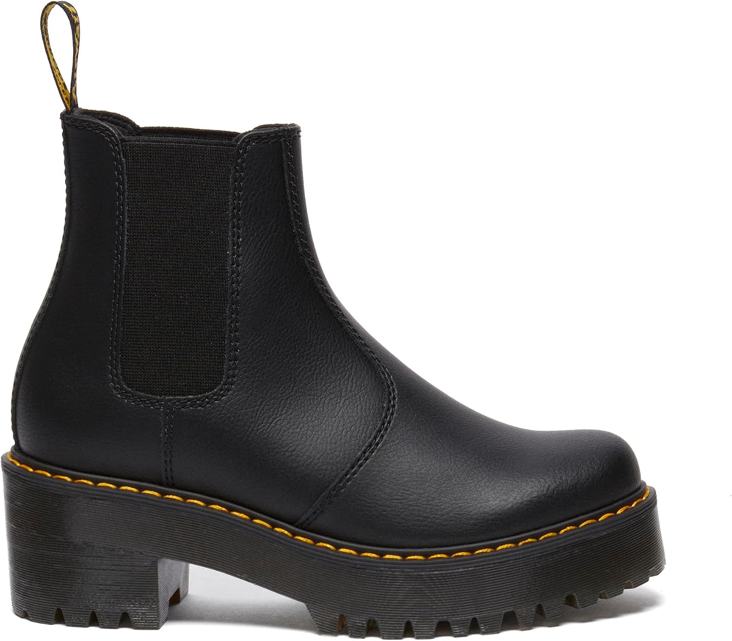Dr. Martens Women's Sanguine Leather Chelsea Boot Black Athena
