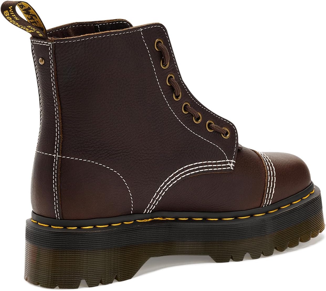 Dr. Martens womens Sinclair Flower Dark Brown