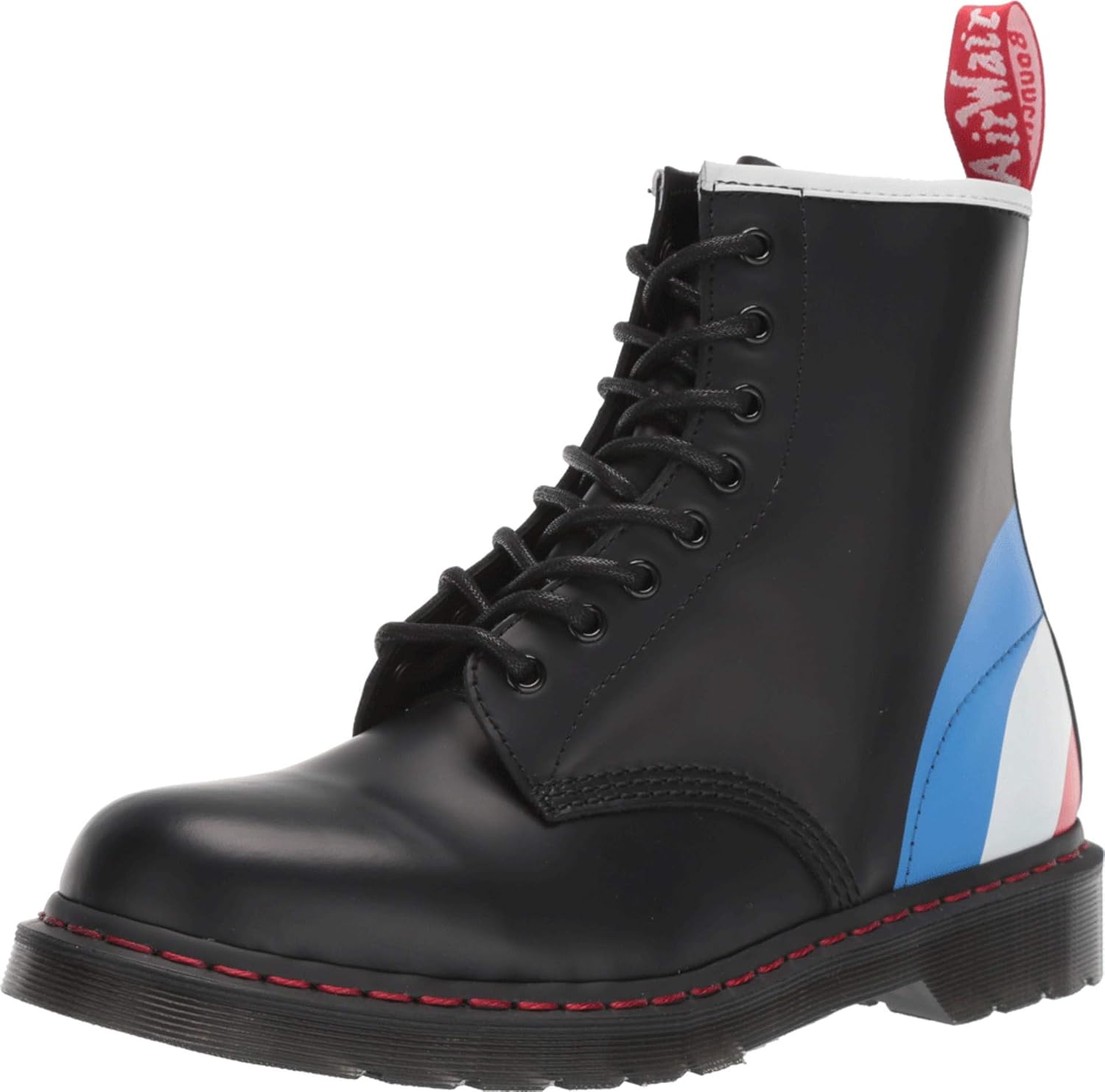 Dr. Martens Unisex 1460 Leather 8 Eye Boot Black Target Smooth