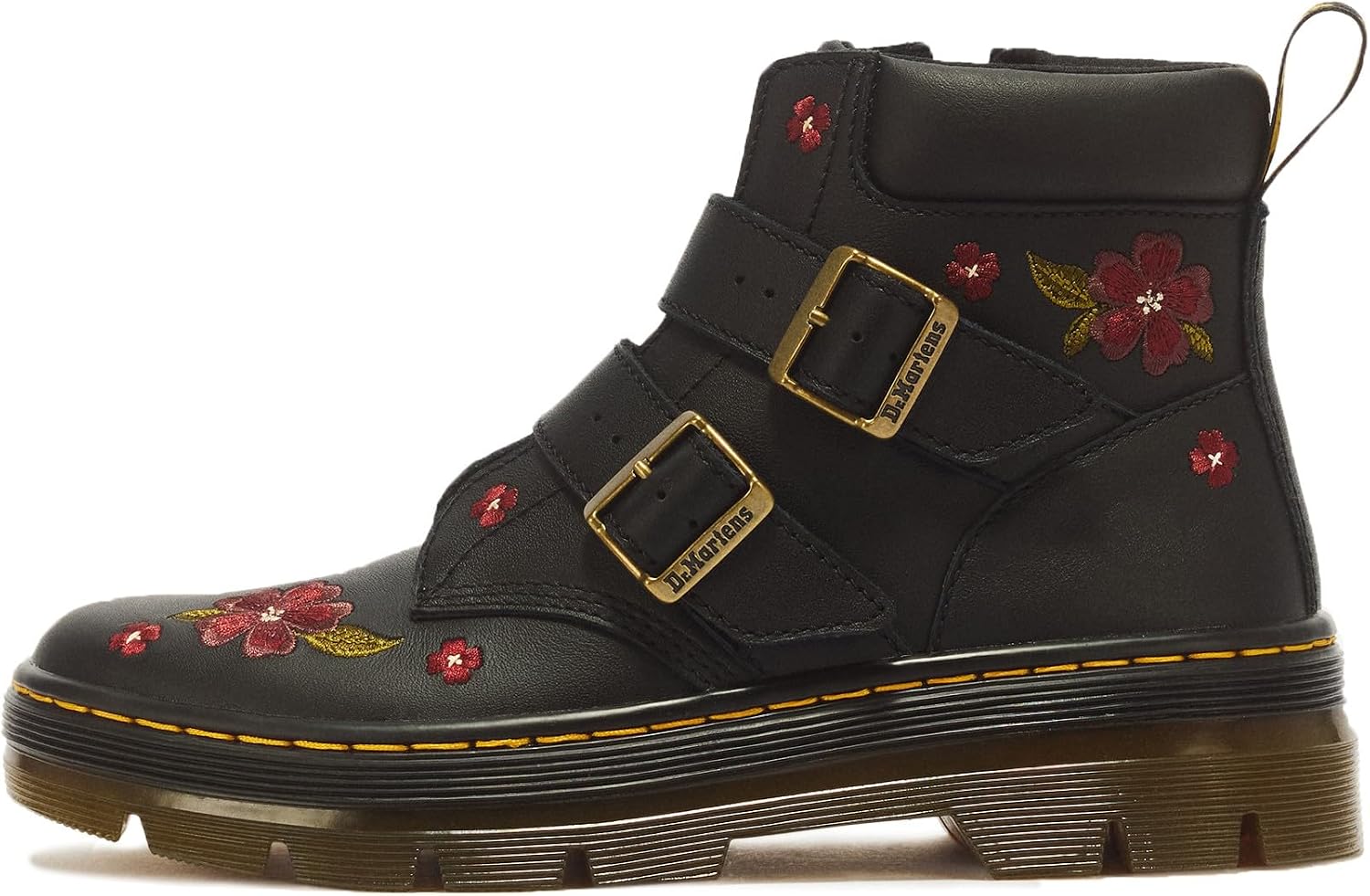 Dr. Martens Women's Charlee Buckle Low Boot Black Softy T