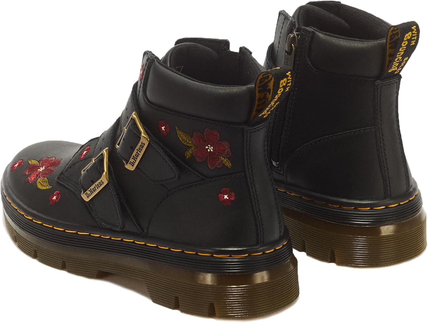 Dr. Martens Women's Charlee Buckle Low Boot Black Softy T