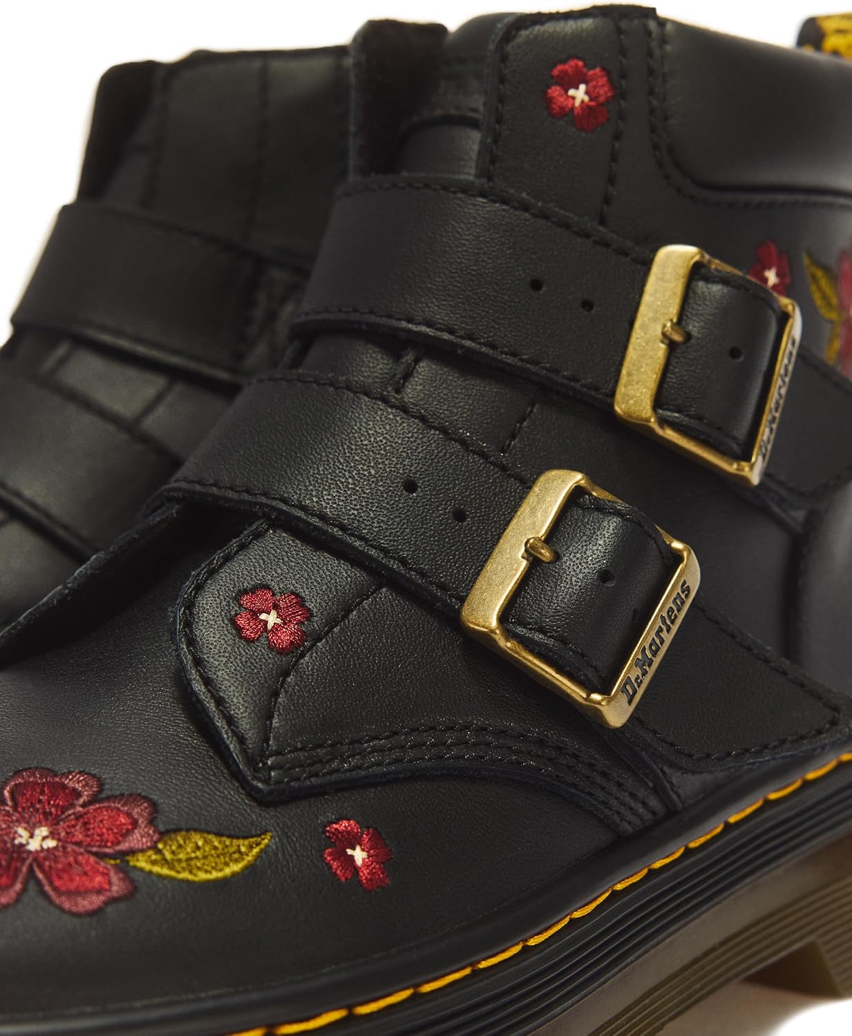 Dr. Martens Women's Charlee Buckle Low Boot Black Softy T