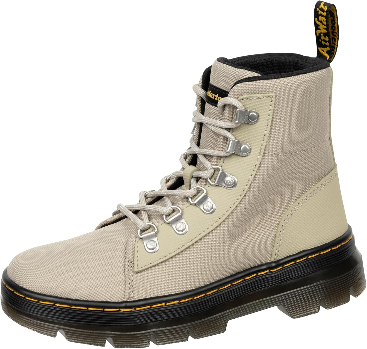 Dr. Martens Women's Combs W Tie Boot Warmed Stone Extra Tough Nylon