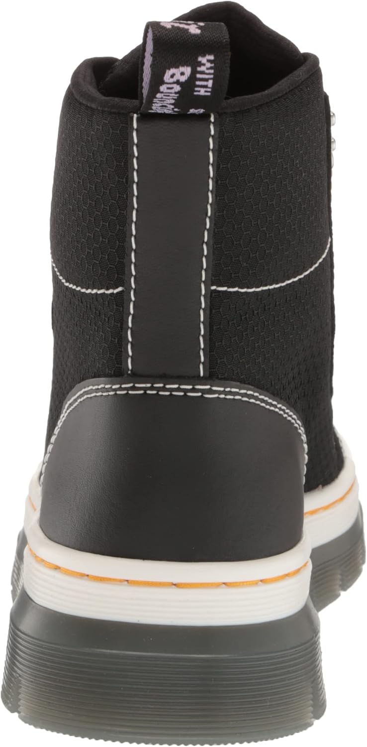 Dr. Martens Women's Combs W Tie Boot Black 4060 Recycled Nylon Ripstop
