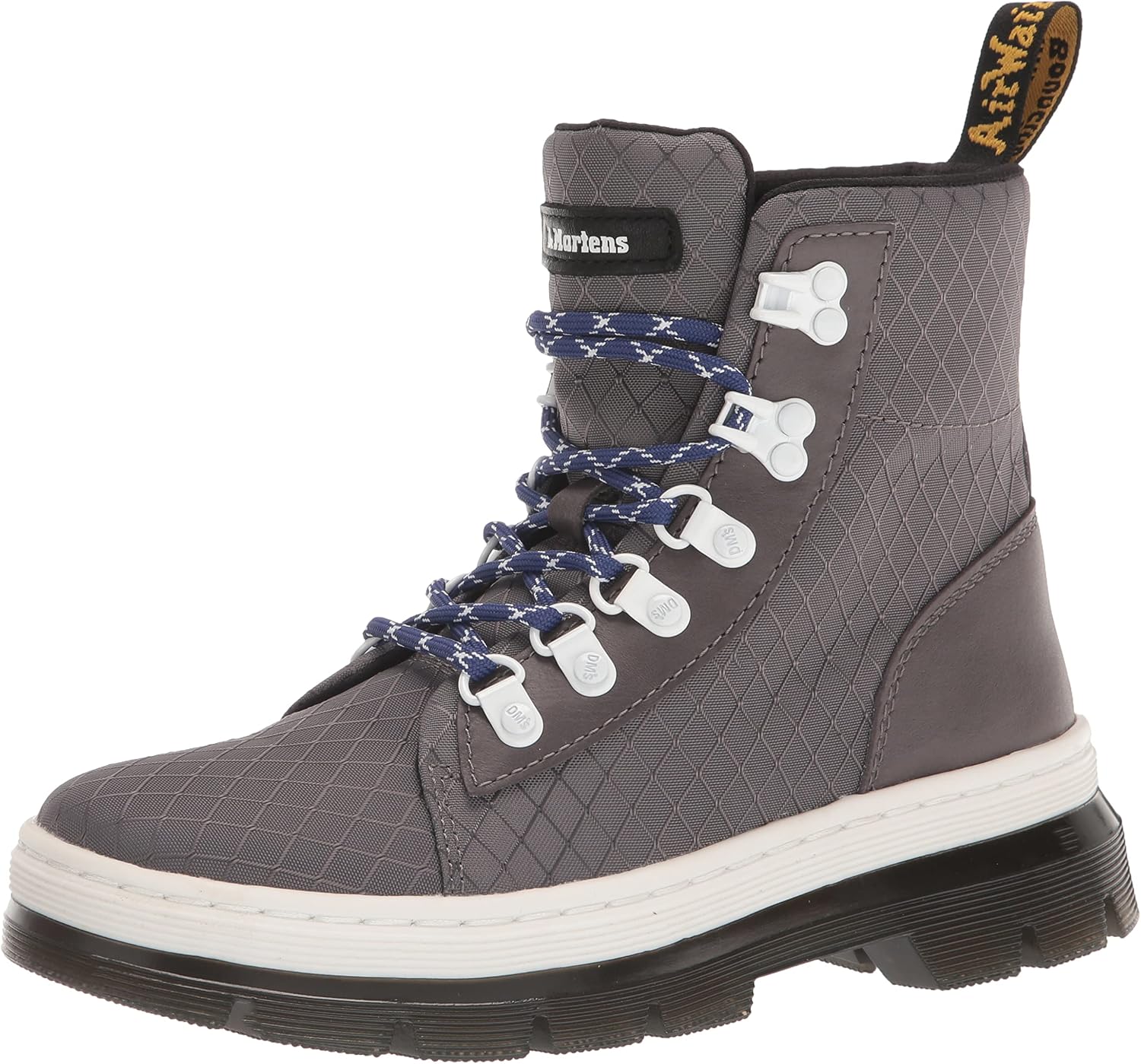 Dr. Martens Combs Casual Boot Gunmetal Nylon Ripstop+grove