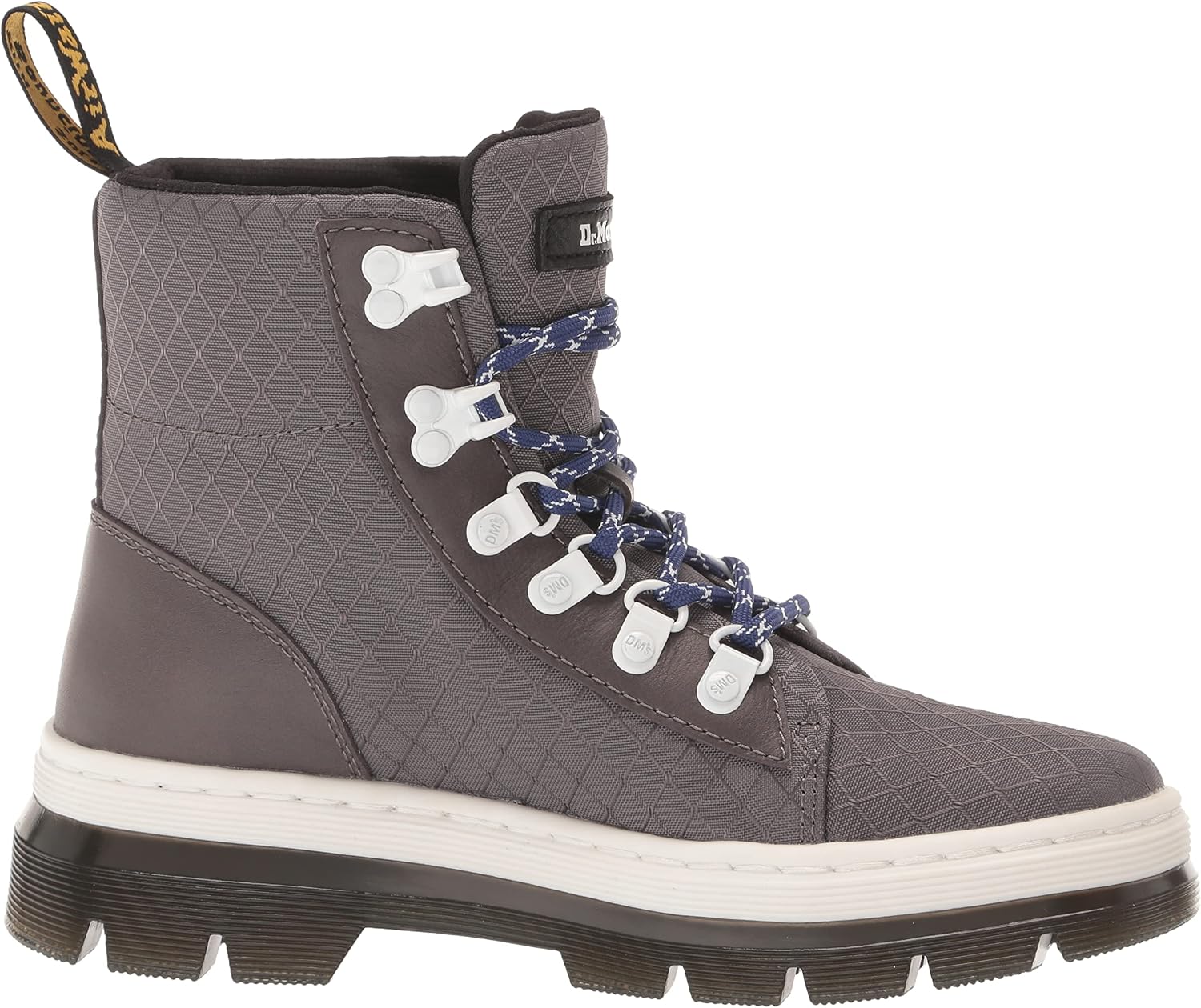 Dr. Martens Combs Casual Boot Gunmetal Nylon Ripstop+grove