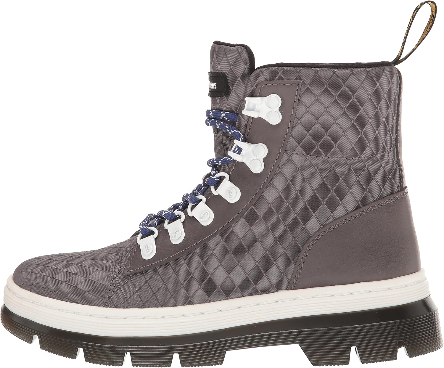Dr. Martens Combs Casual Boot Gunmetal Nylon Ripstop+grove