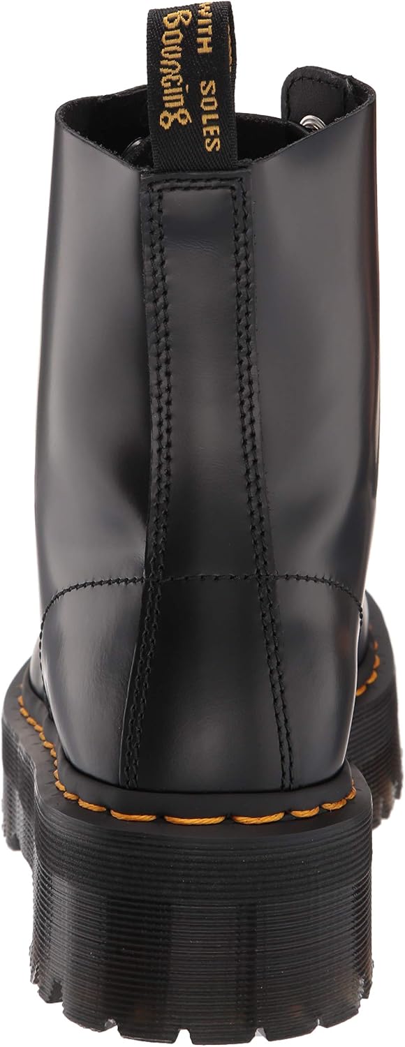 Dr. Martens Women's Molly Leather Platform Boot Black Buttero