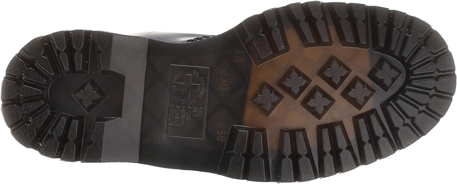 Dr. Martens Women's Molly Leather Platform Boot Black Buttero