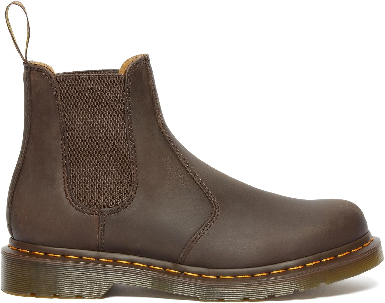 Dr. Martens Unisex Chelsea Boot Black US Men Brown Crazy Horse