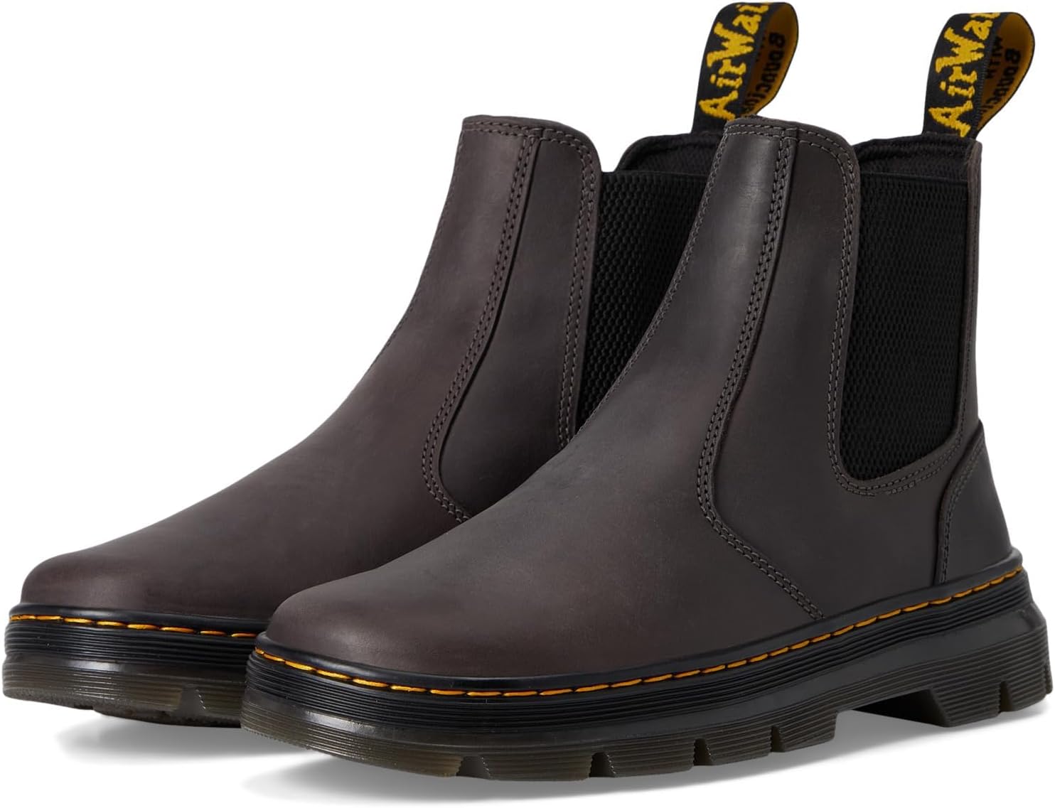 Dr. Martens Unisex 1460 Leather 8 Eye Boot Gunmetal