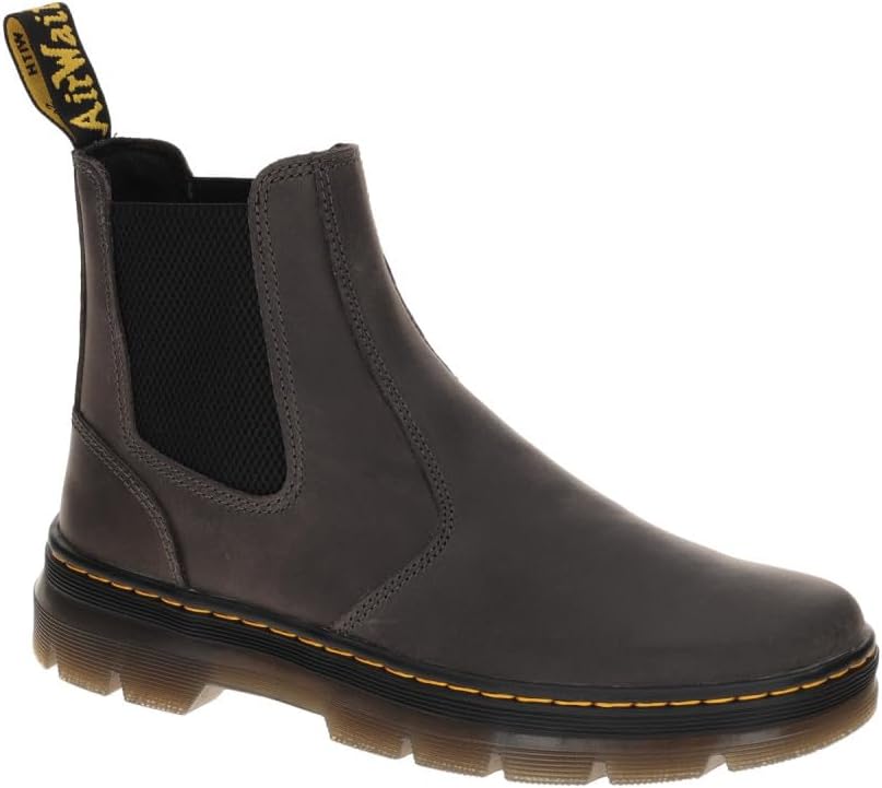Dr. Martens Unisex 1460 Leather 8 Eye Boot Gunmetal