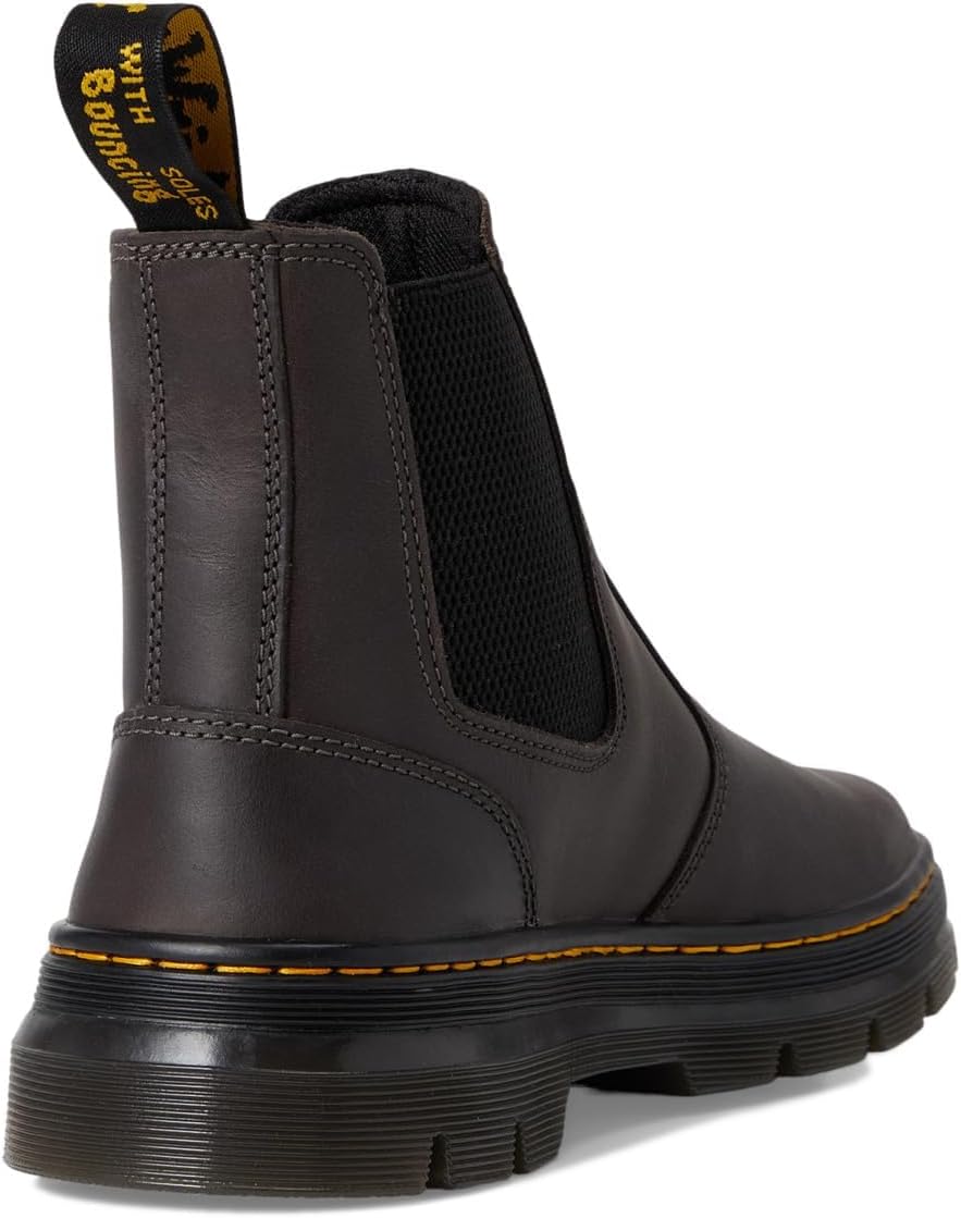 Dr. Martens Unisex 1460 Leather 8 Eye Boot Gunmetal