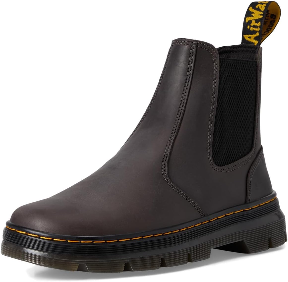 Dr. Martens Unisex 1460 Leather 8 Eye Boot Gunmetal