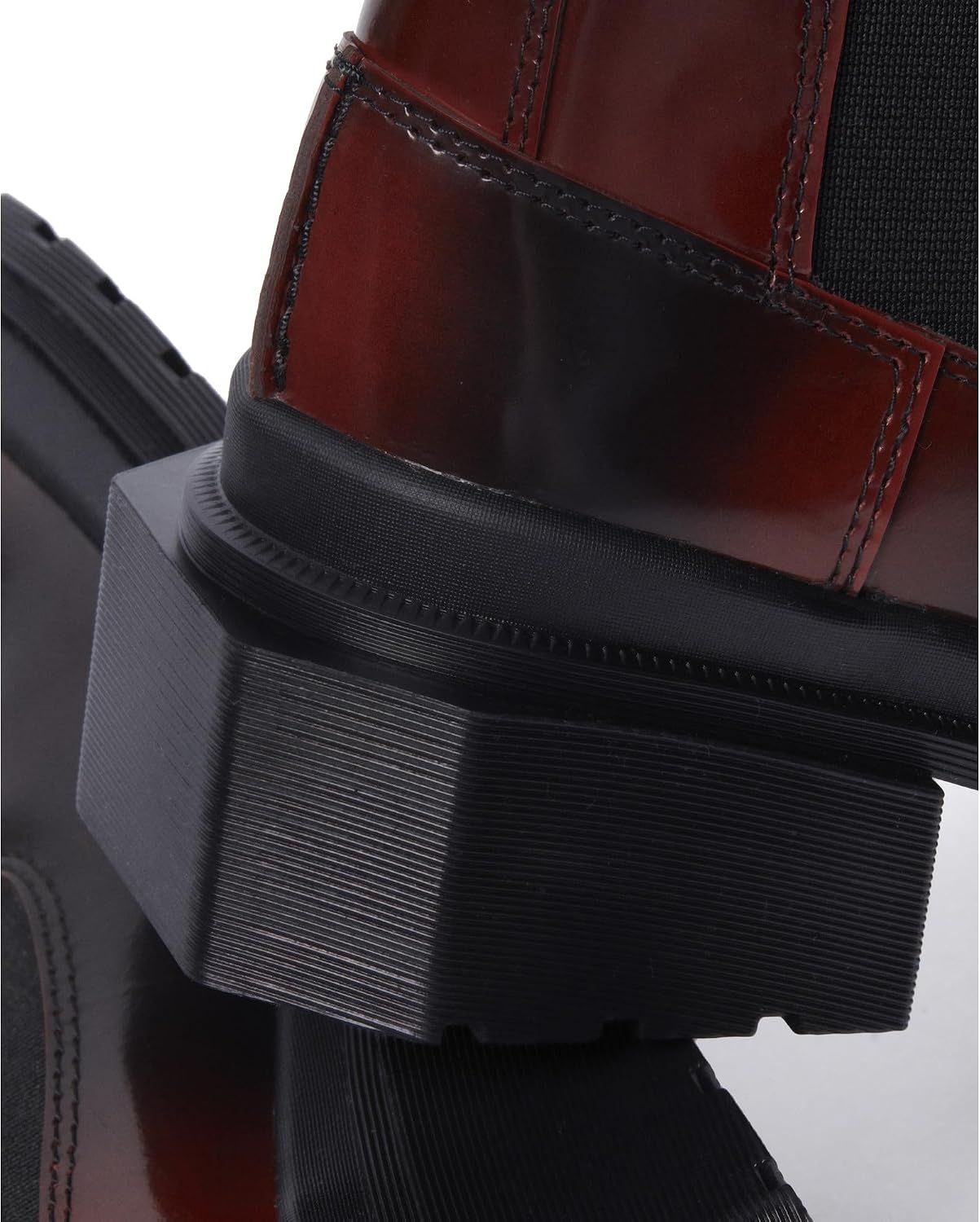 Dr. Martens Women's Maybole Chelsea Black+cherry Red Arcadia