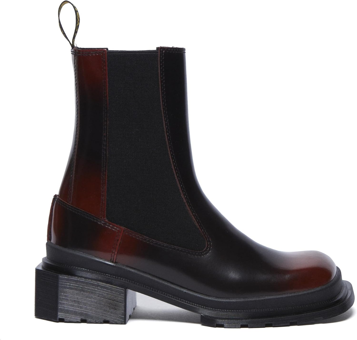 Dr. Martens Women's Maybole Chelsea Black+cherry Red Arcadia