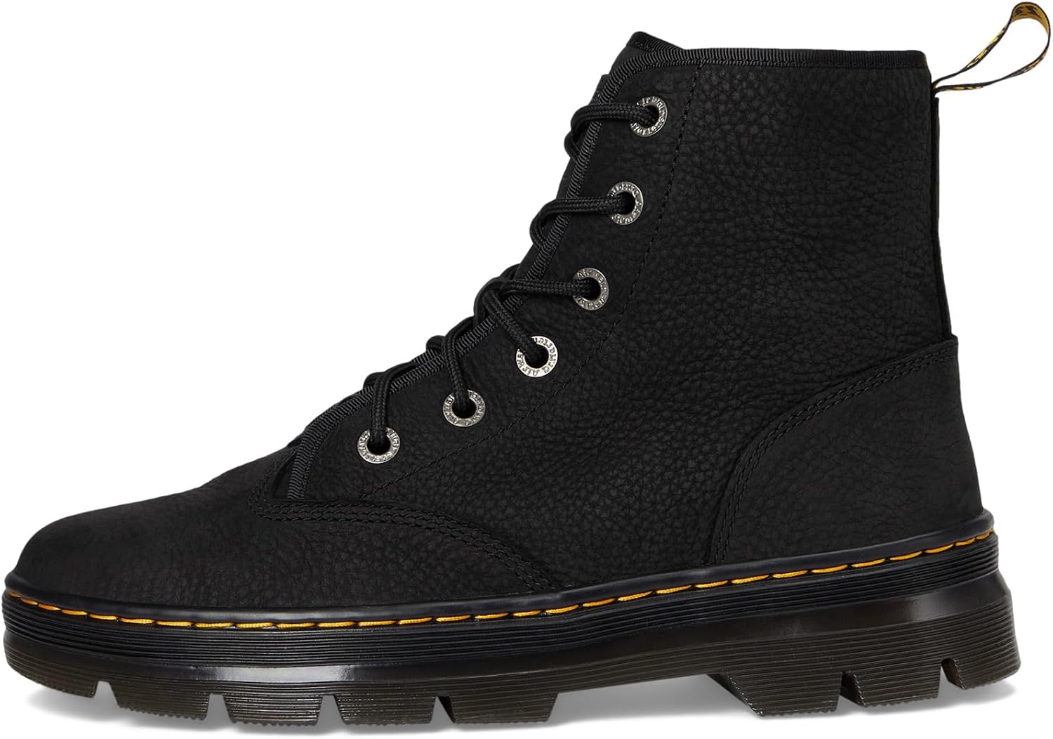 Dr. Martens Women's Combs II 6 Eye Lace Up Fashion Boot Black