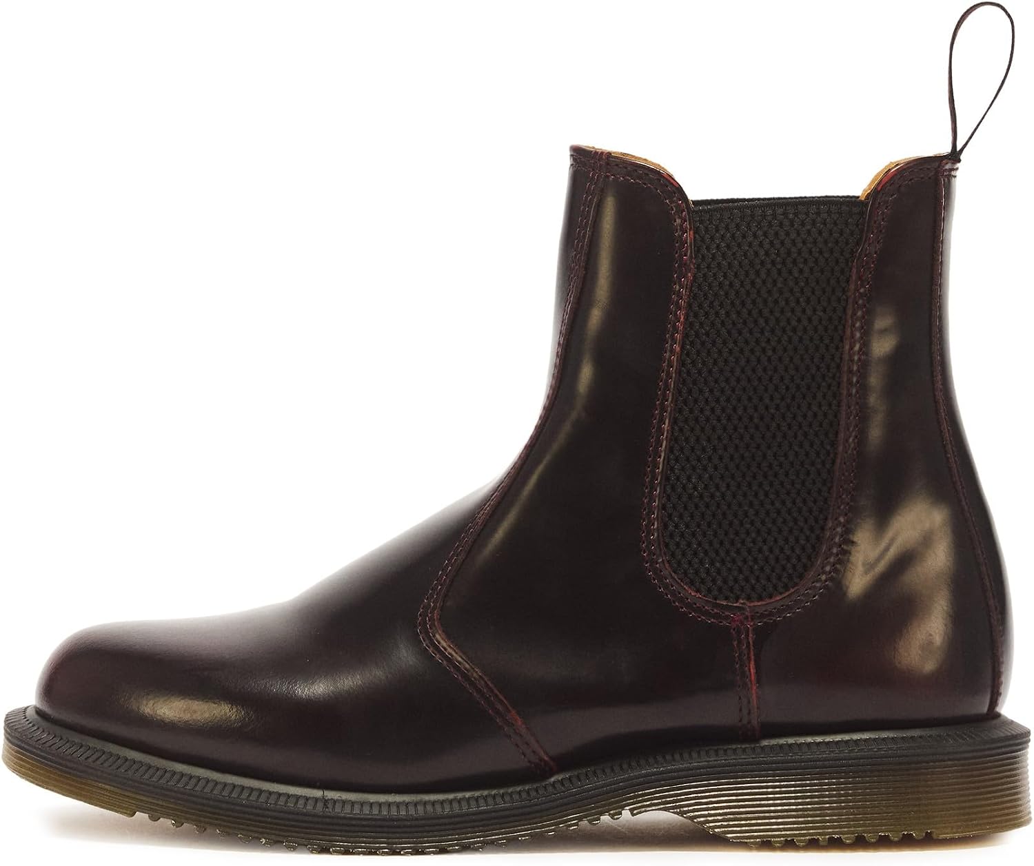 Dr. Martens Women's Flora Chelsea Boot Cherry Red Arcadia