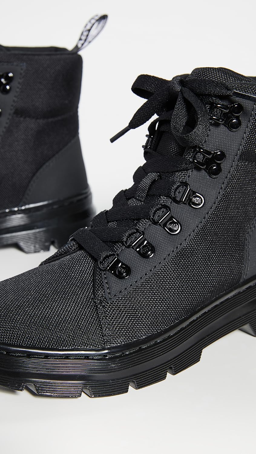 Dr. Martens Combs Casual Boot Black+black Ajax+extra Tough Poly