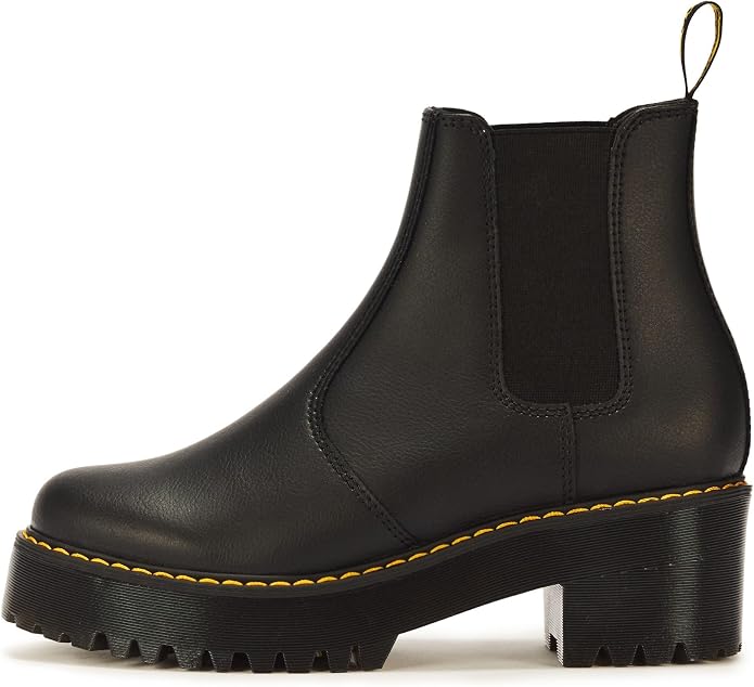 Dr. Martens Women's Sanguine Leather Chelsea Boot Black Athena
