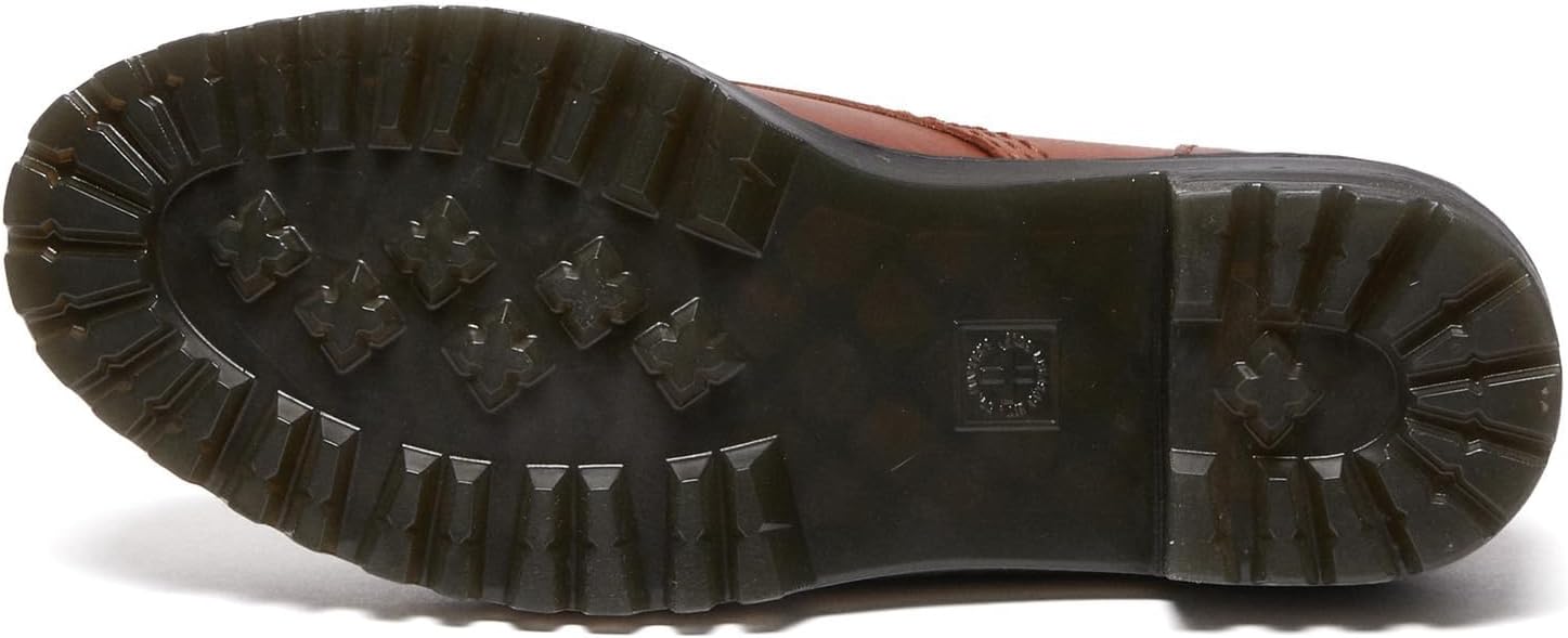Dr. Martens Women's Leona Leather Heeled Boot Saddle Tan Farrier