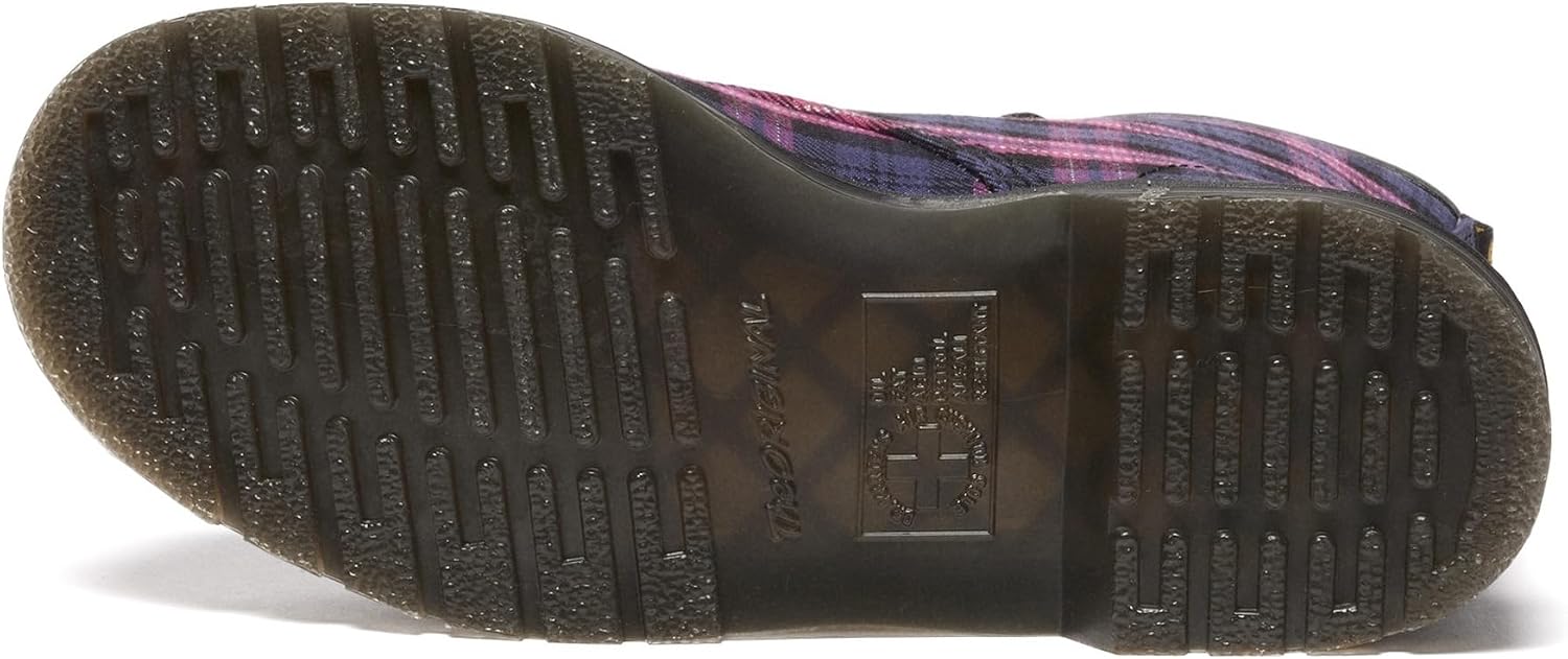 Dr. Martens Unisex 1460 Leather 8 Eye Boot Pink Multi Tartan