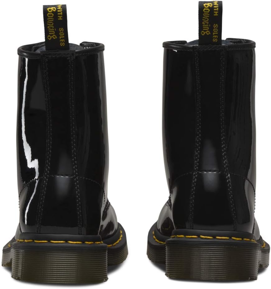 Dr. Martens 1460 Women's Patent Leather Lace Up Boots Black