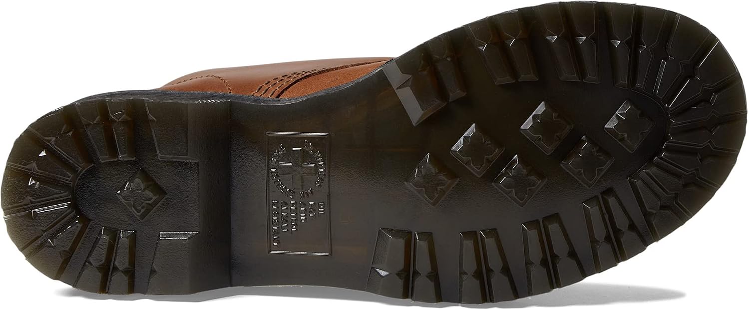 Dr. Martens Women's 1460 Serena Leather Warm Lined Boots Saddle Tan Farrier