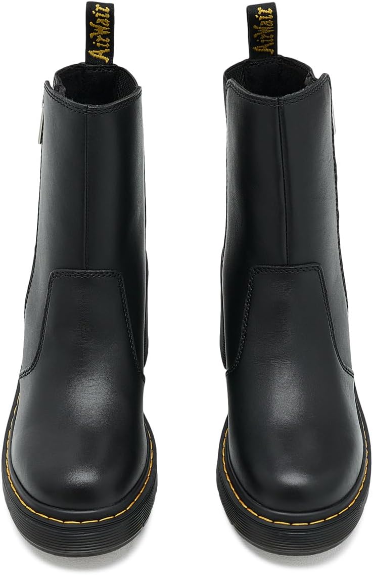 Dr. Martens Women's Spence Zip Heeled Boot Black