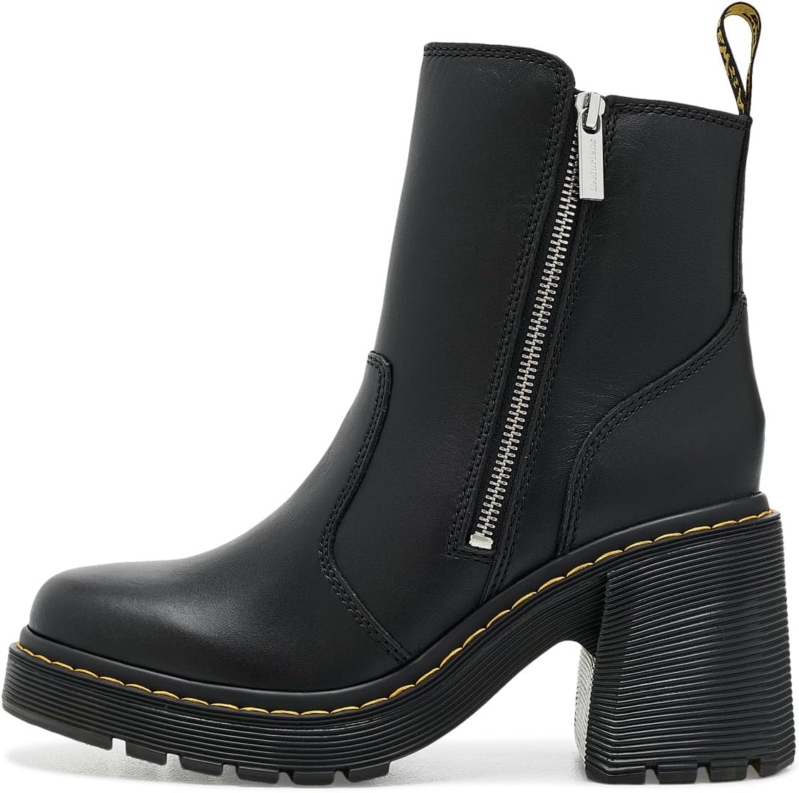 Dr. Martens Women's Spence Zip Heeled Boot Black