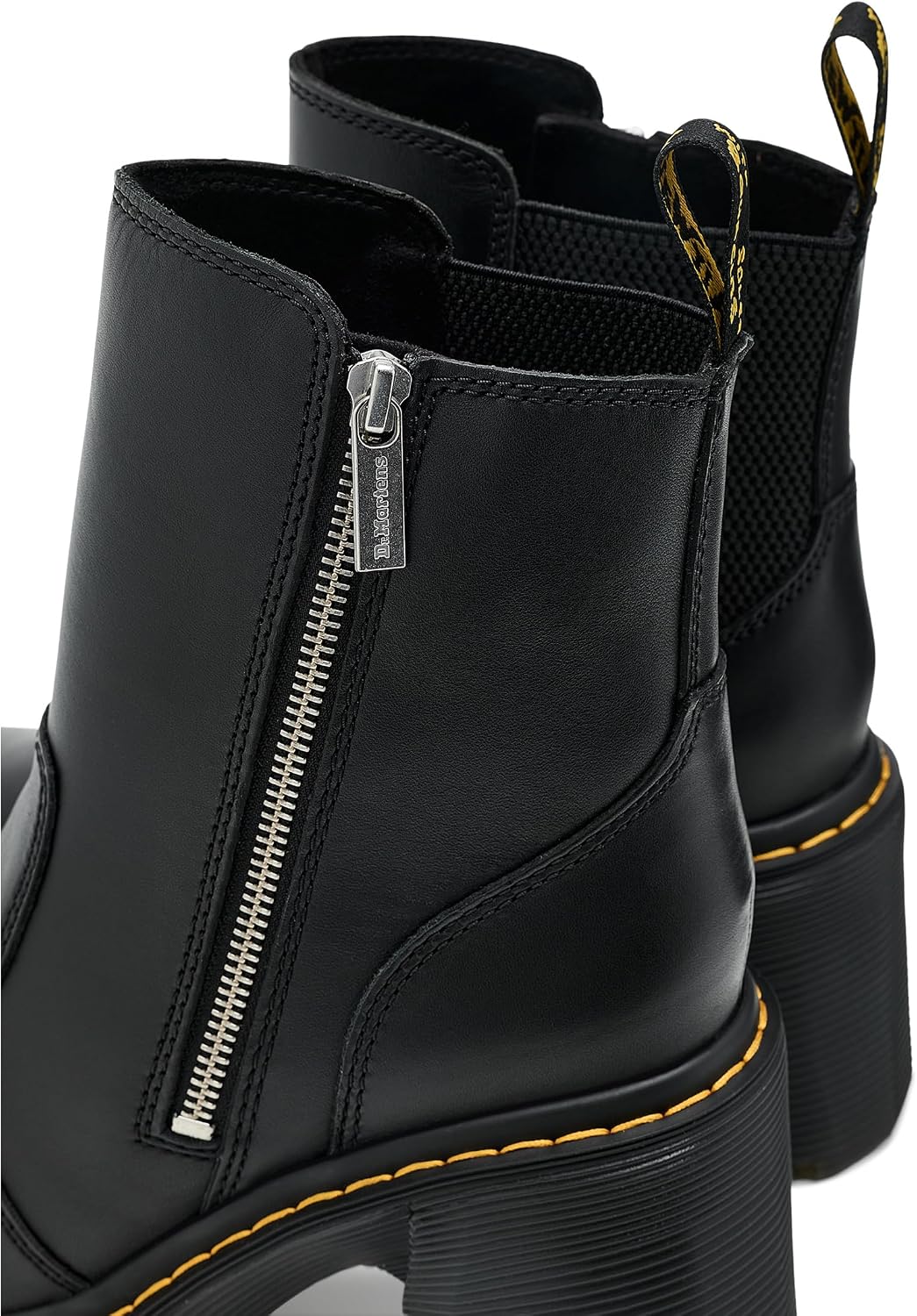 Dr. Martens Women's Spence Zip Heeled Boot Black