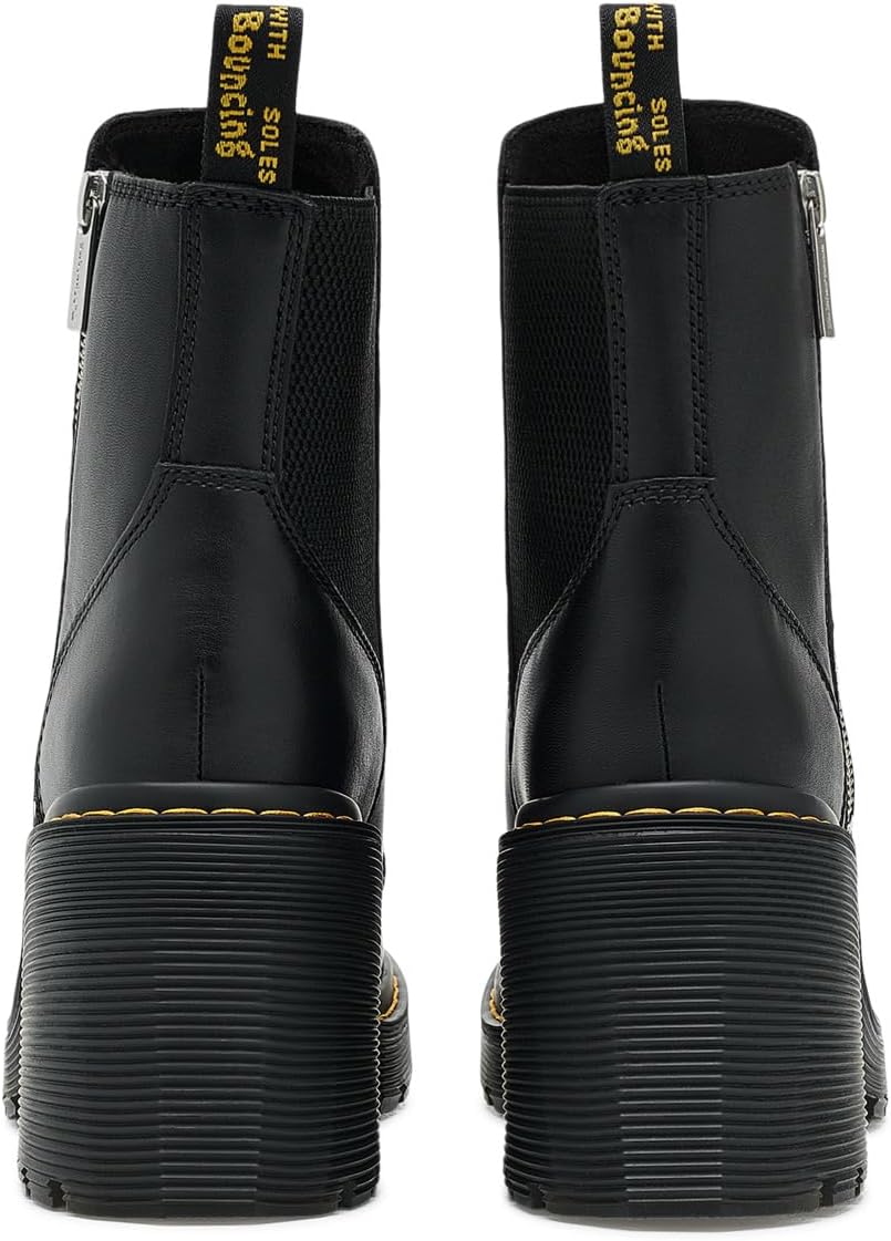 Dr. Martens Women's Spence Zip Heeled Boot Black