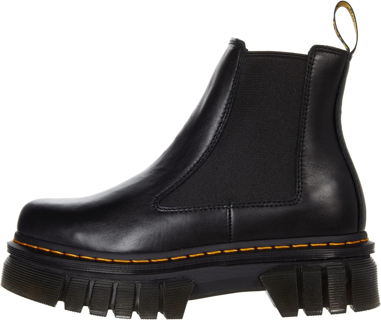 Dr. Martens Women's Audrick Leather Chelsea Boot Black Nappa Lux