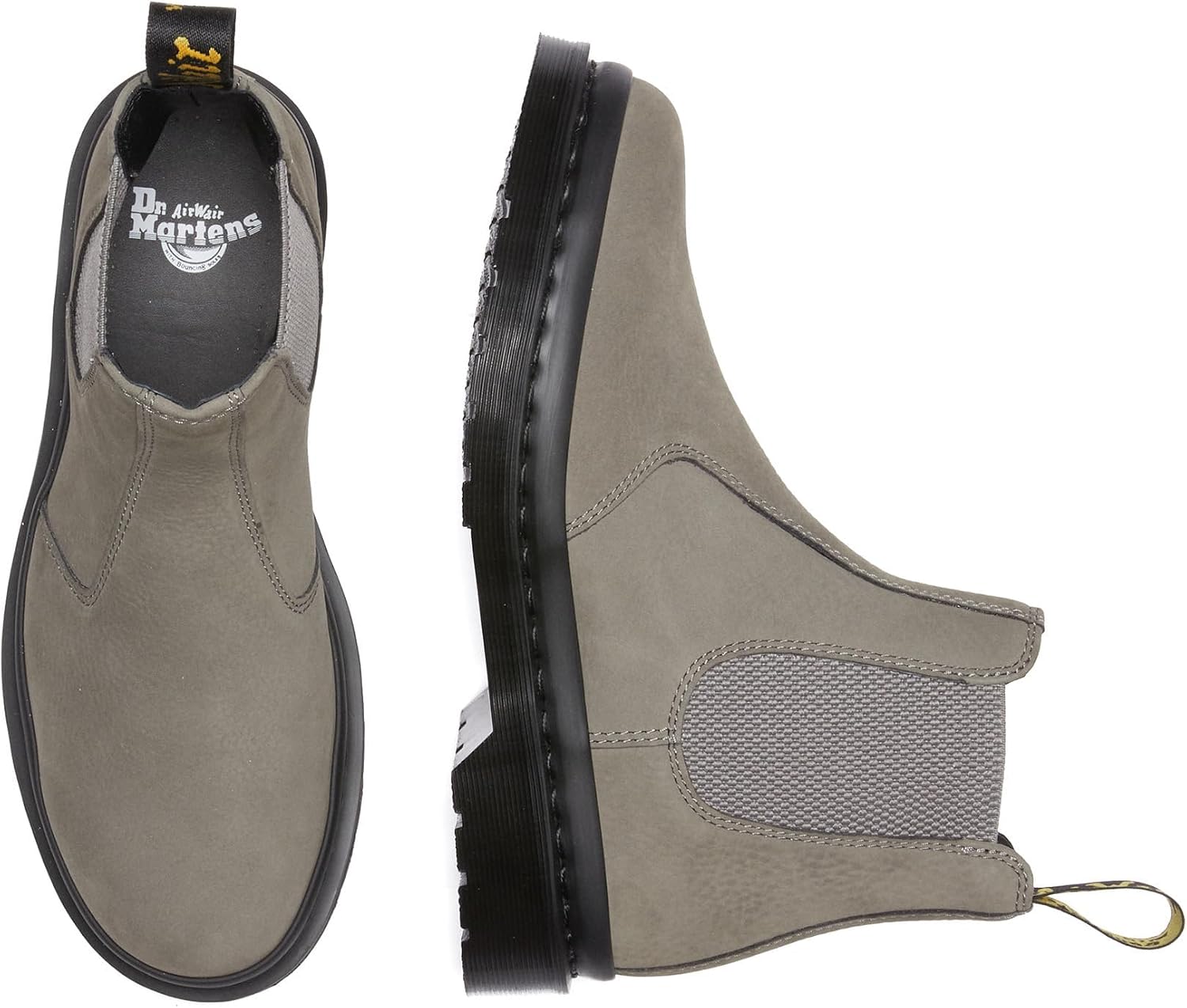 Dr. Martens mens 2976 Chelsea Boot Nickel Grey