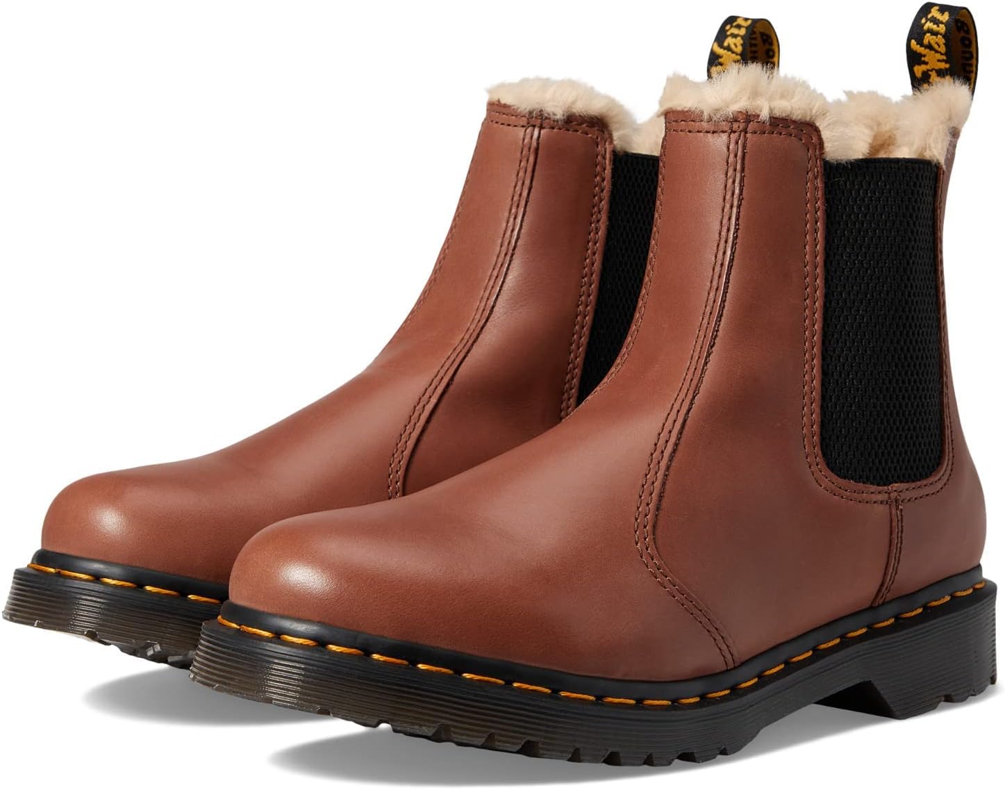 Dr. Martens mens 2976 Chelsea Boot Saddle Tan Farrier