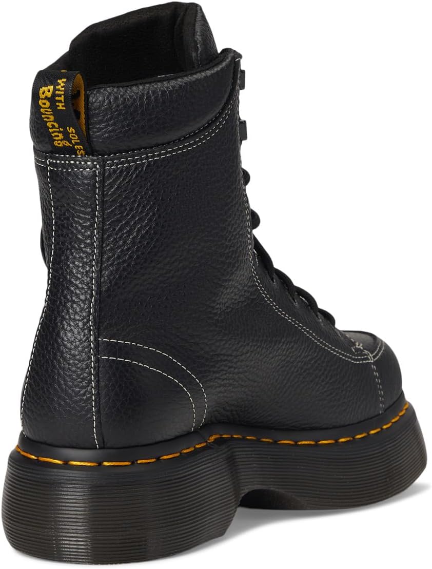 Dr. Martens womens Buzz 8-eye Black Milled Nappa