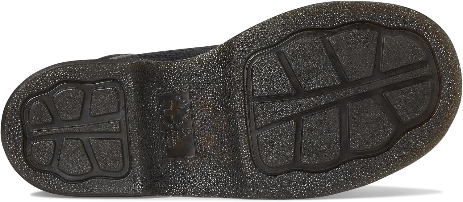 Dr. Martens womens Buzz 8-eye Black Milled Nappa
