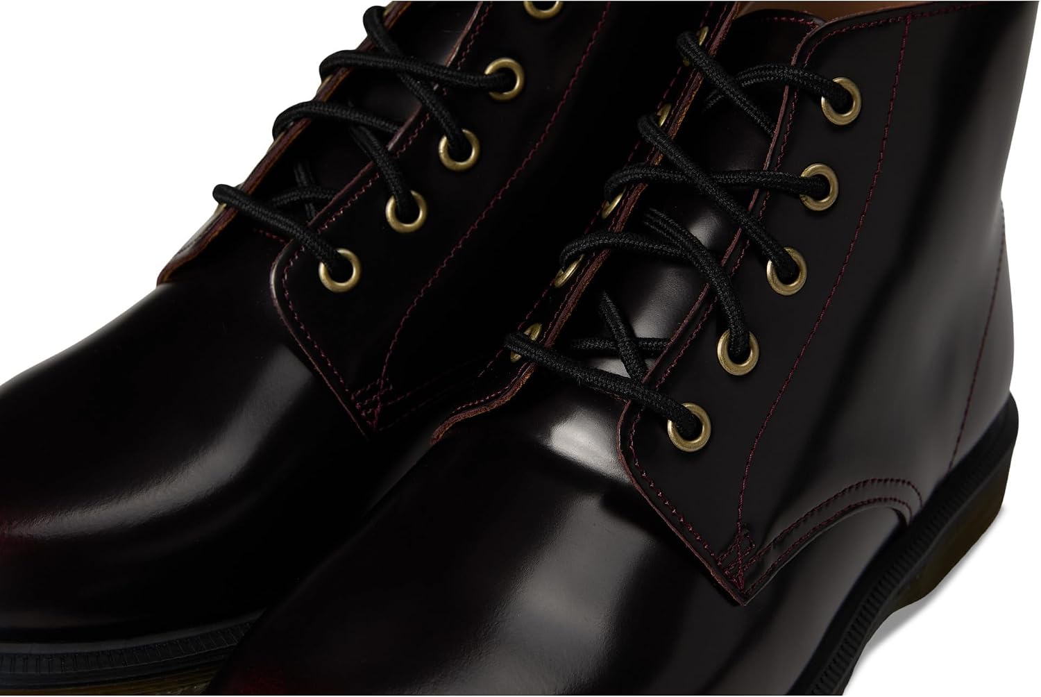 Dr. Martens Women's Emmeline Leather 5 Eye Boot Cherry Red