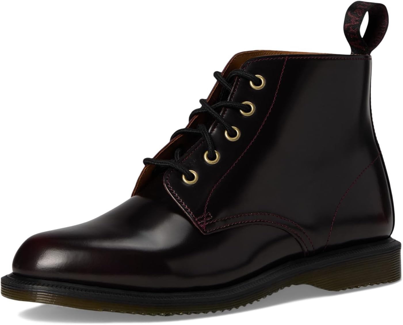 Dr. Martens Women's Emmeline Leather 5 Eye Boot Cherry Red
