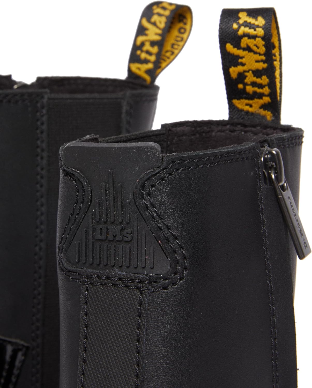 Dr. Martens womens Gaya Boot Black Sendal+soft Patent Pu