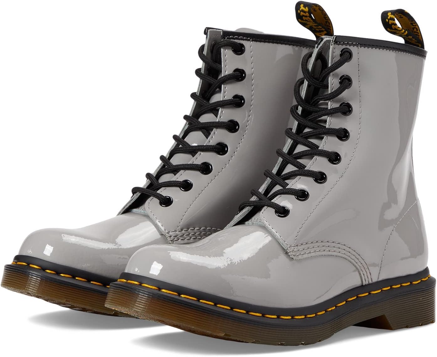 Dr. Martens Unisex 1460 Leather 8 Eye Boot Zinc Grey
