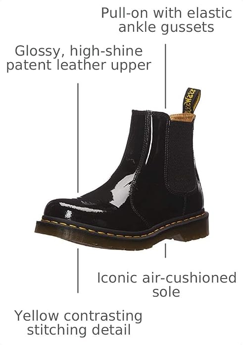 Dr. Martens Women's 2976 Patent Black Patent