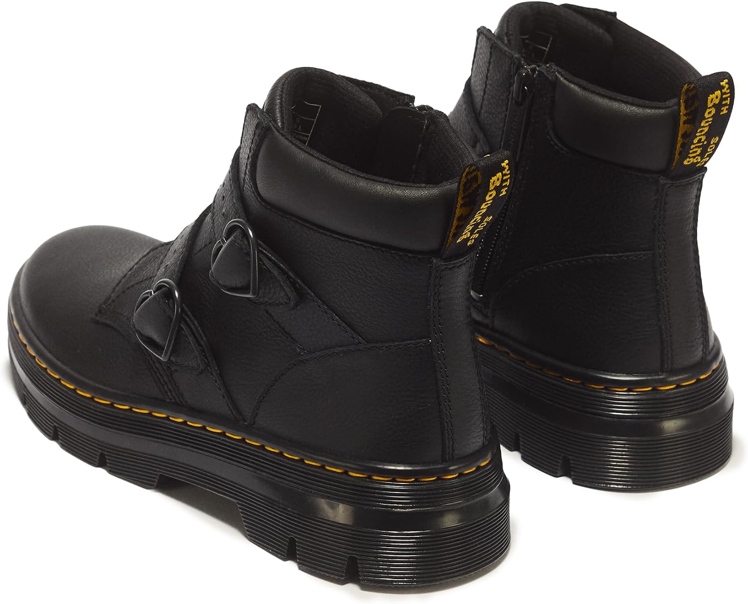 Dr. Martens Women's Charlee Buckle Low Boot Black Virginia