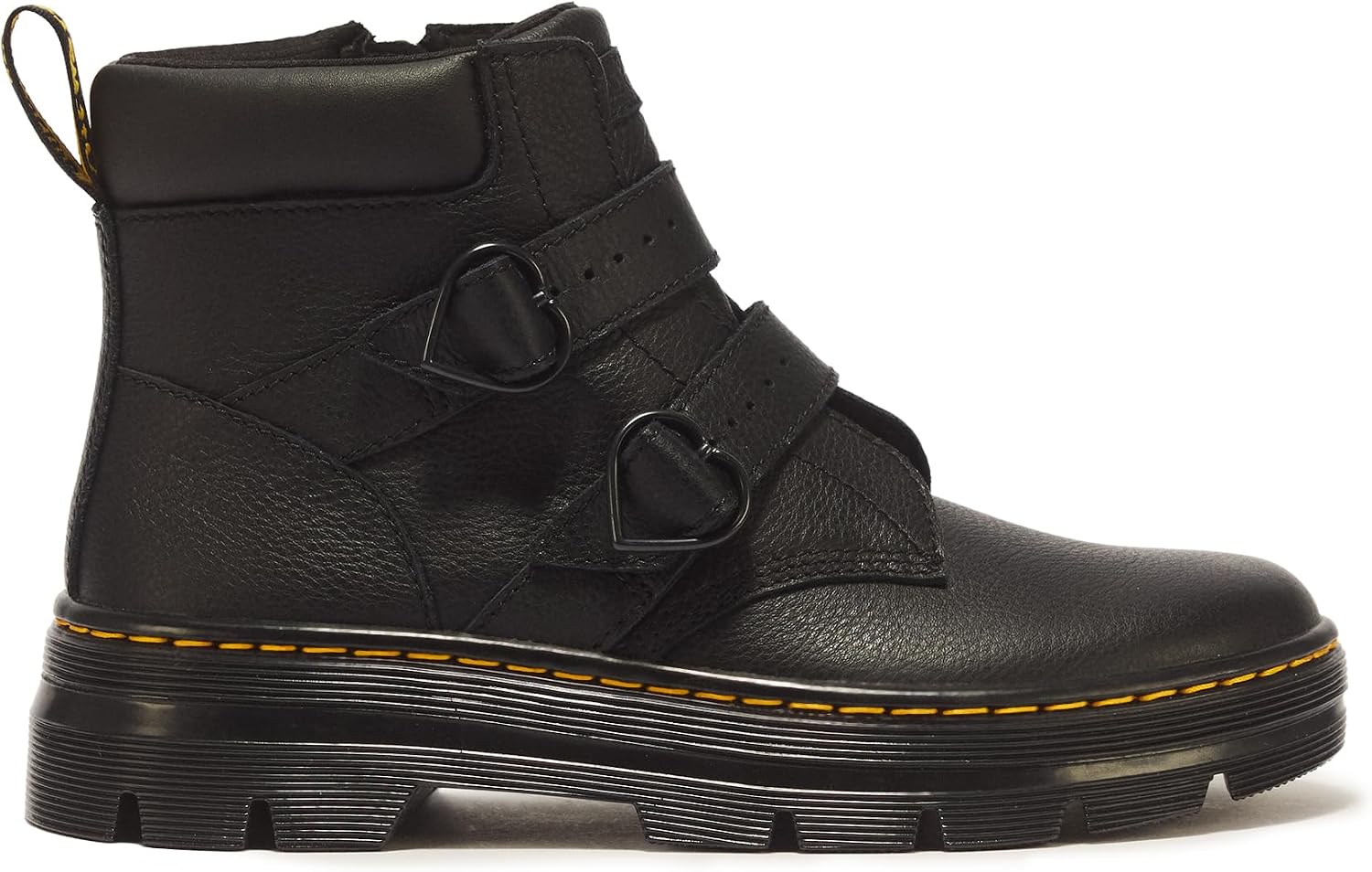 Dr. Martens Women's Charlee Buckle Low Boot Black Virginia
