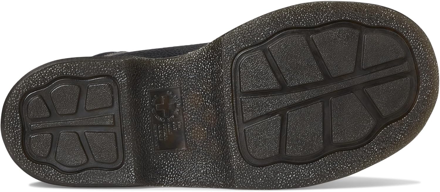 Dr. Martens womens Buzz 8-eye Black Milled Nappa