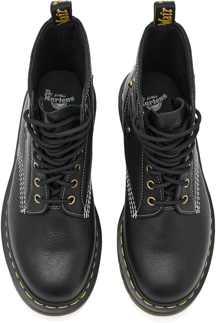 Dr. Martens, Women's, 1460 Pascal Flower, Black, 7, Medium